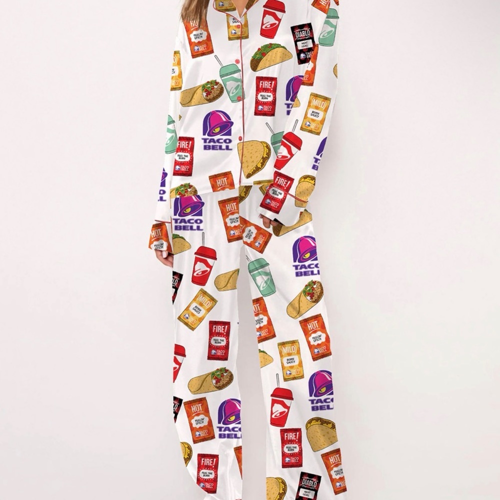 BRAND NEW Sheshow Taco Bell pajamas size XL